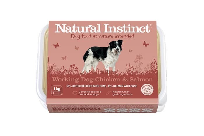 Natural Instinct Working Dog Chicken &amp; Salmon 2 x 500g
