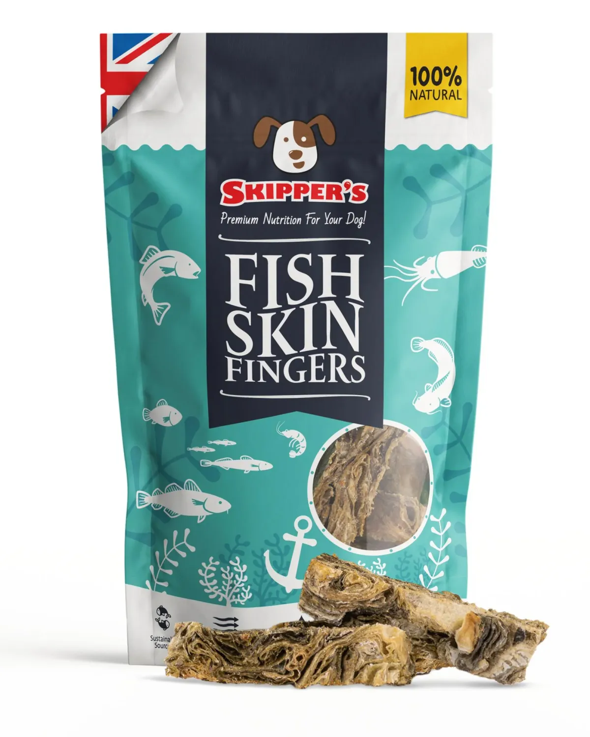 Skipper's Fish Skin Fingers 70g