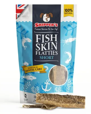 Skipper's Fish Skin Flatties Short 70g