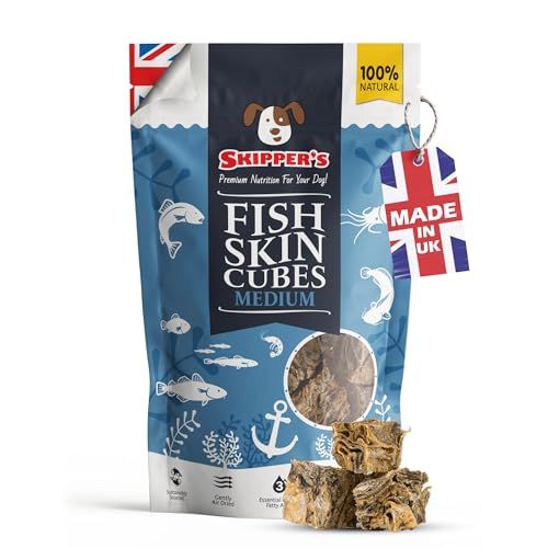 Skipper's Fish Skin Cubes Medium 70g