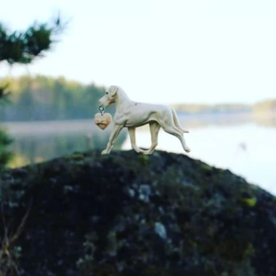 Runaway Heart suspended Great Dane (Pack of 2)
