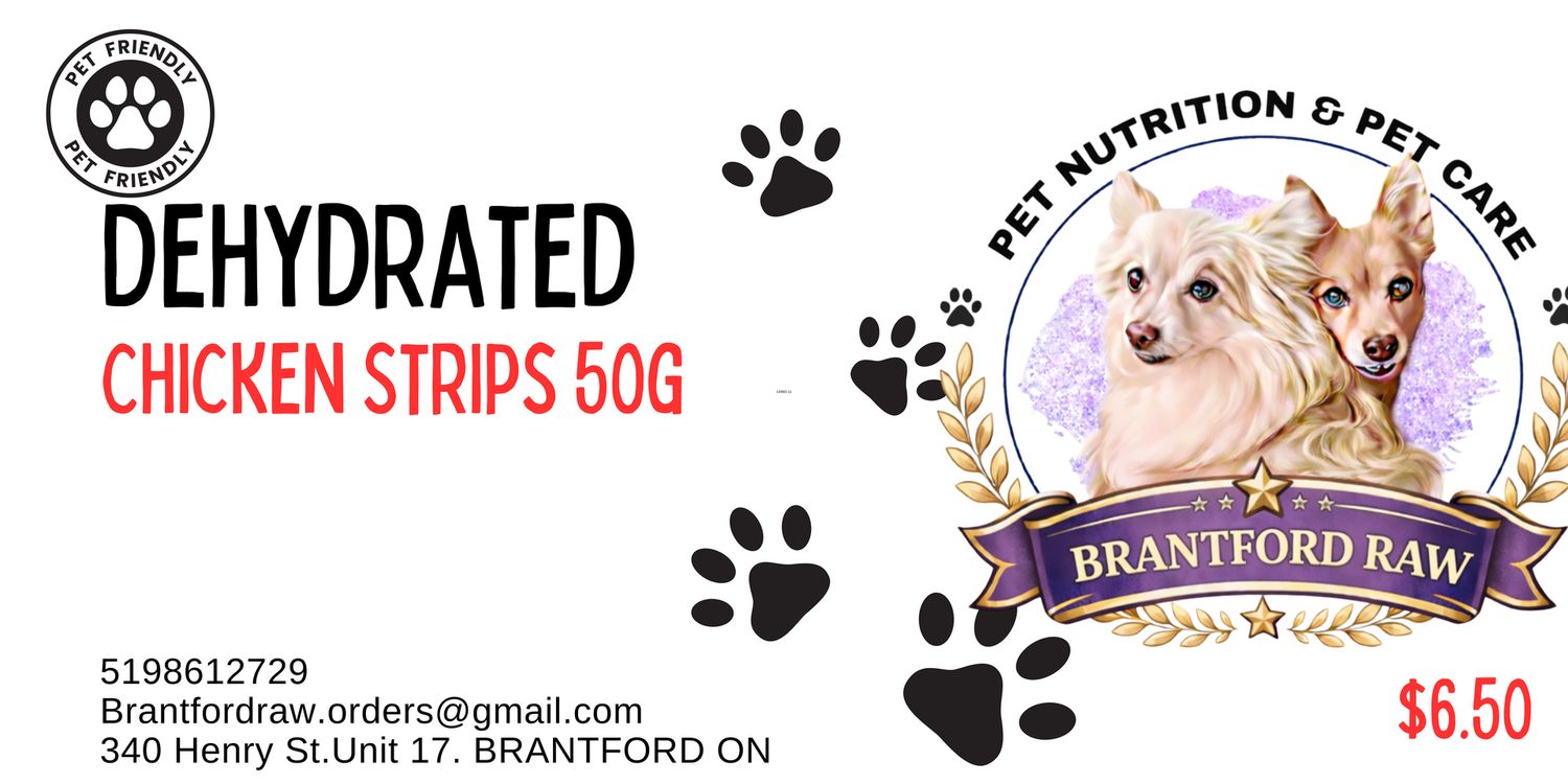 Dehydrated Chicken Strips 50g
