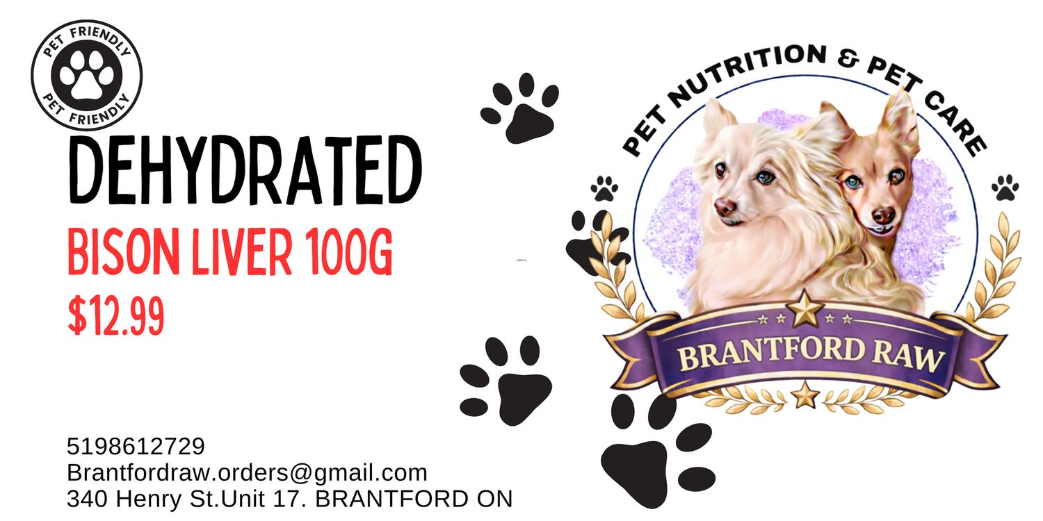 Dehydrated Bison Liver 100g