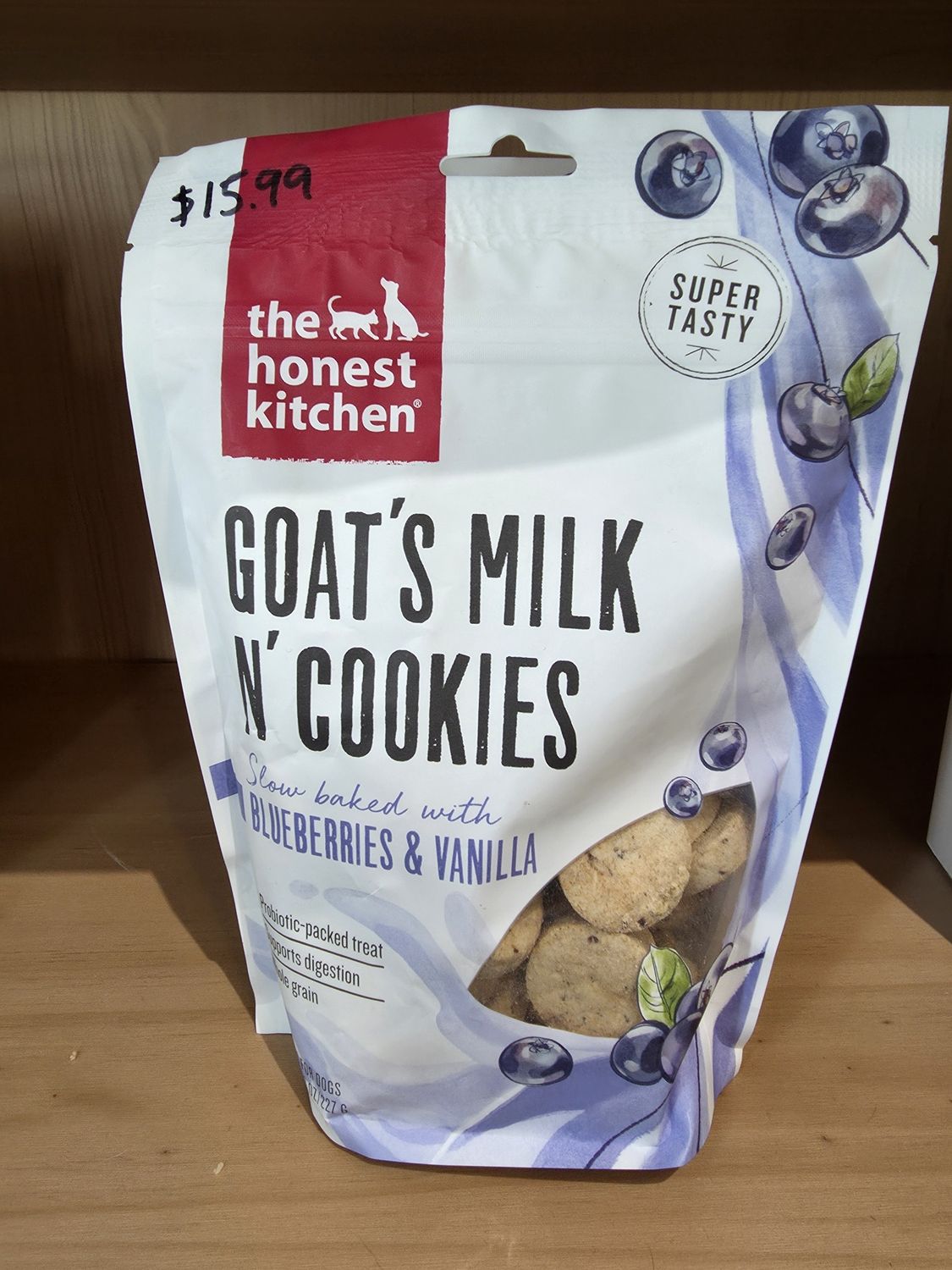 The Honest Kitchen Cookies Blueberries and Vanilla