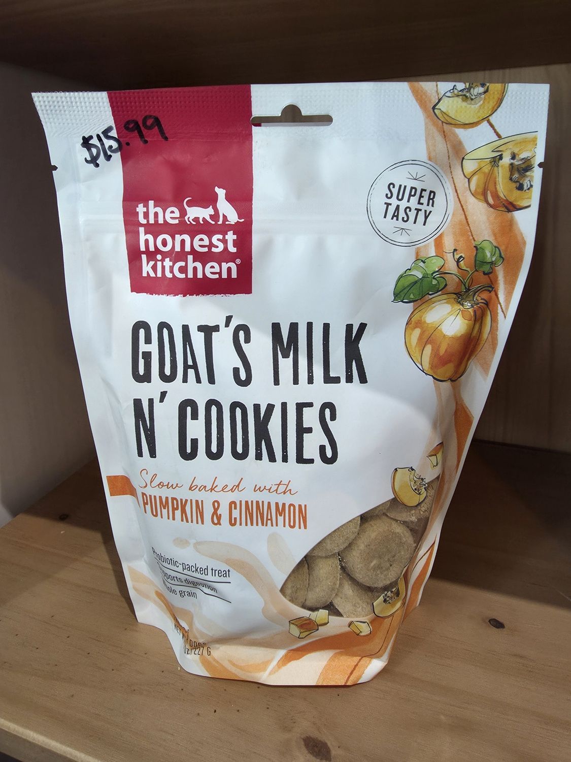 The Honest Kitchen Cookies Pumpkin and Cinnamon