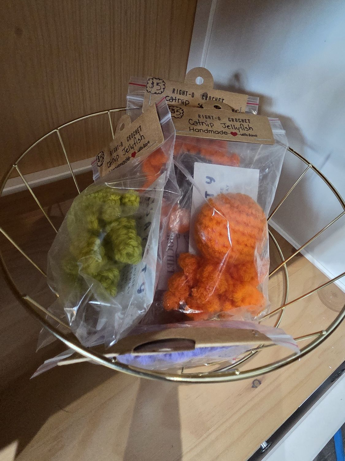 Right O Crochet Cat Nip Toy