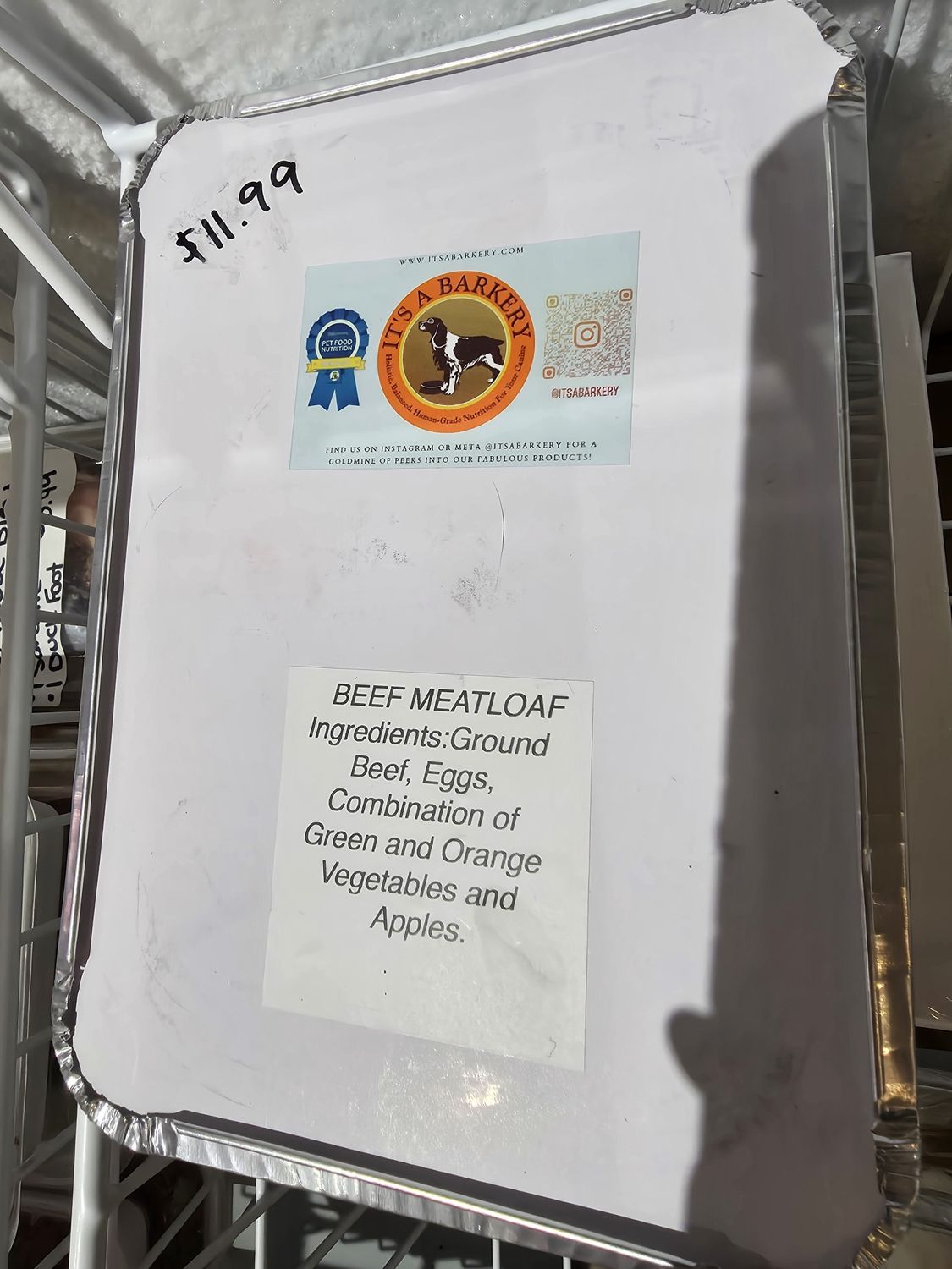 Its a barkery-Meatloaf