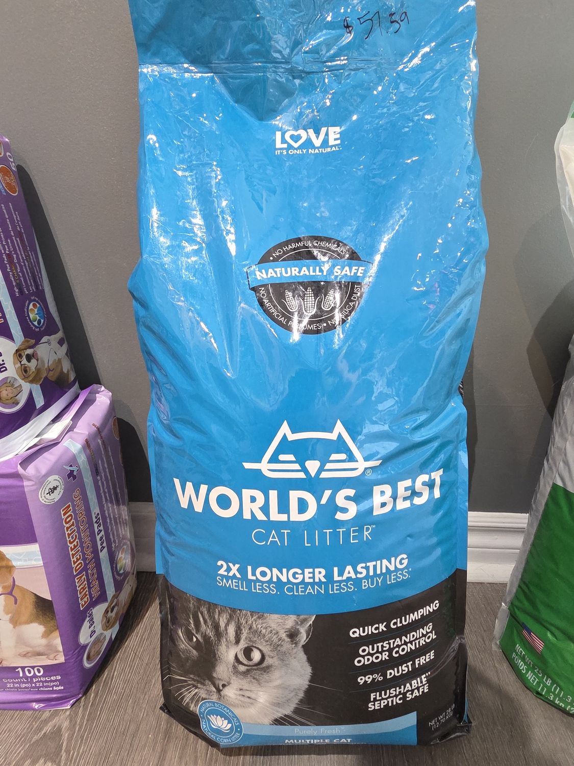 World's Best Cat Litter Multi-Cat Lotus Blossom 28lbs