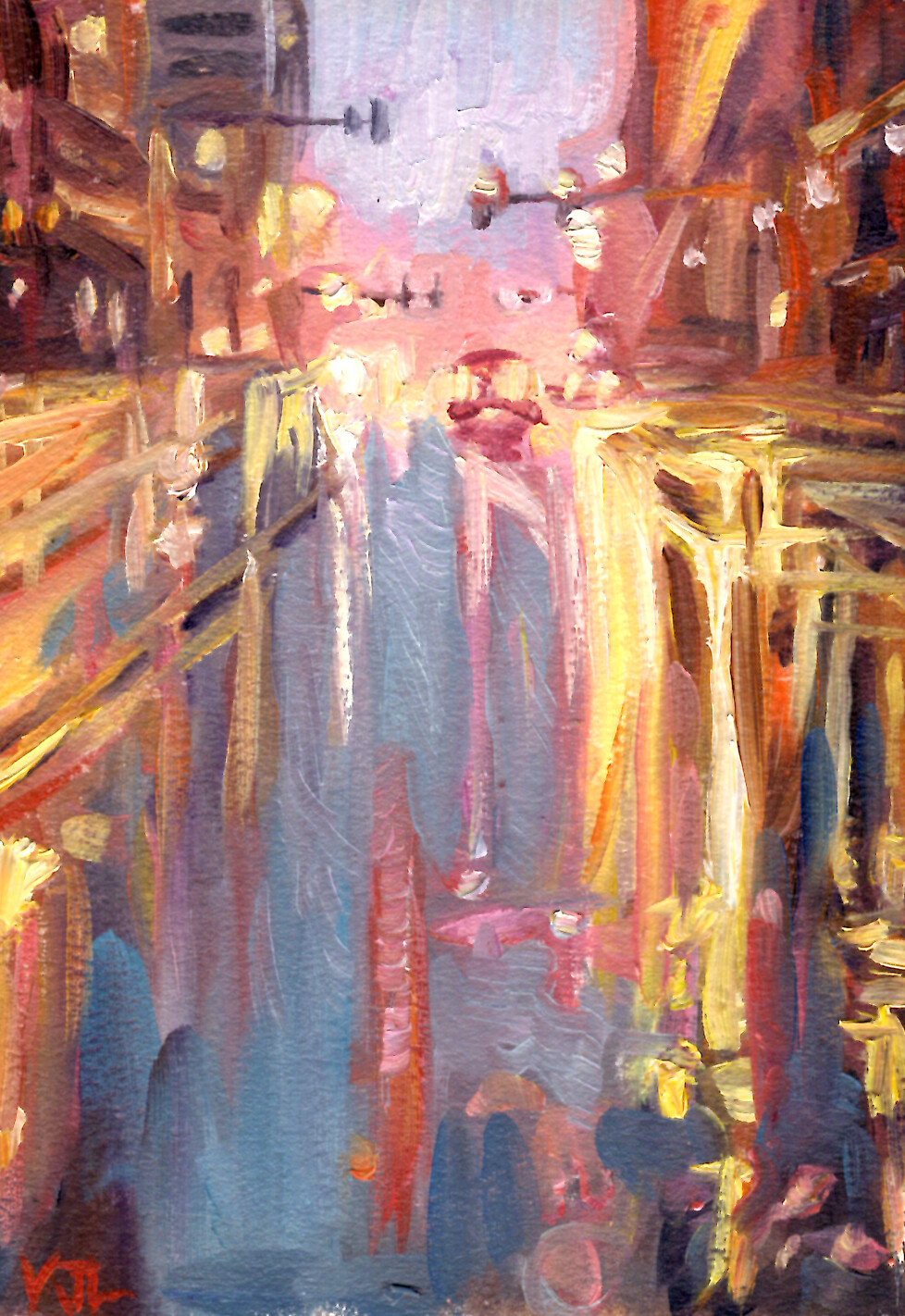 Wet Street on Broadway #5