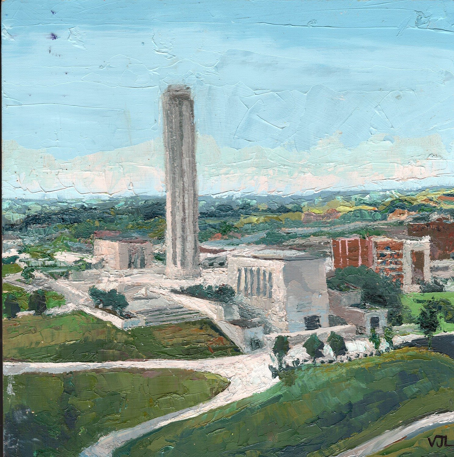Liberty Memorial, Arial View