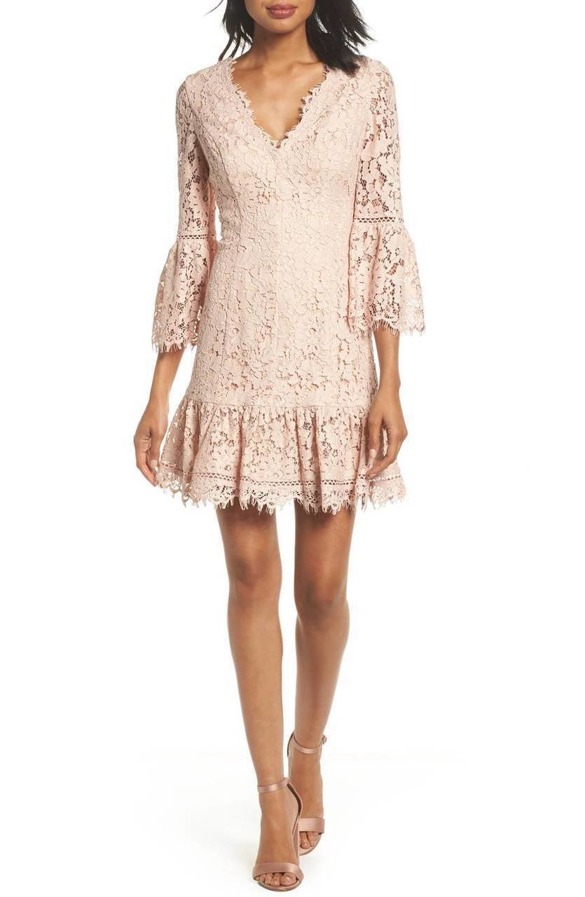 baby pink prom dress