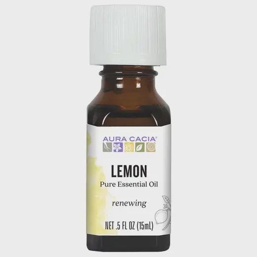 Aura Cacia Lemon Essential Oil 0.5oz