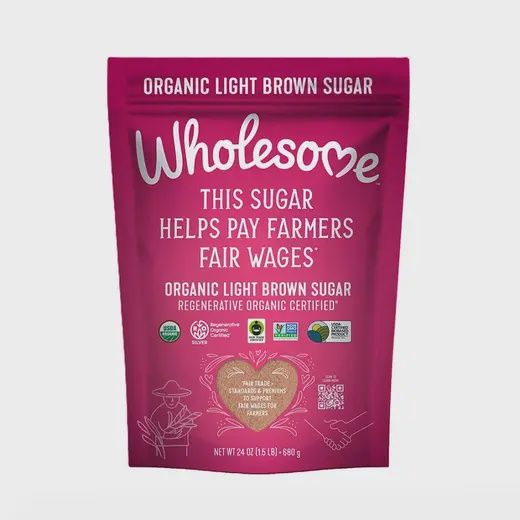 WHOLESOME SWEETNERS ORGANIC LIGHT BROWN SUGAR 24 OZ