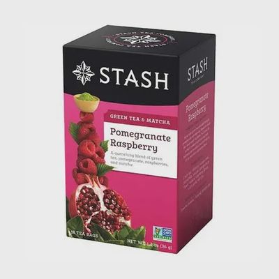 STASH POMEGRANATE RASPBERRY GREEN TEA &amp; MATCHA 18 BAG