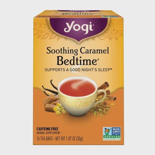 YOGI ORGANIC SOOTHING CARAMEL BEDTIME TEA 16 C