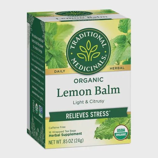 TRADITIONAL MEDICINALS LEMON BALM TEA 16 CT