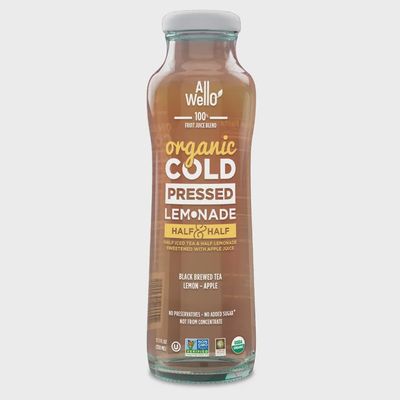 ALLWELLO ORGANIC COLD PRESSED HALF ICED TEA AND HALF LEMONADE