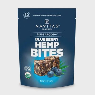 NAVITA BLUEBERRY HEMP BITES POWER SNACKS 8 OZ