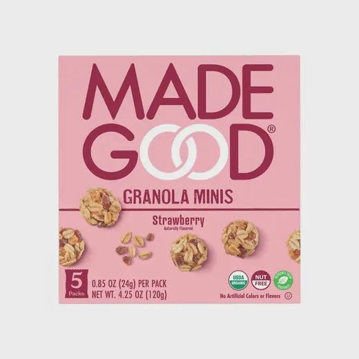 MADEGOOD STRAWBERRY GRANOLA MINIS 5 COUNT