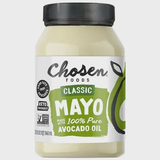 CHOSEN FOODS VEGAN AVOCADO OIL MAYO 12 OZ