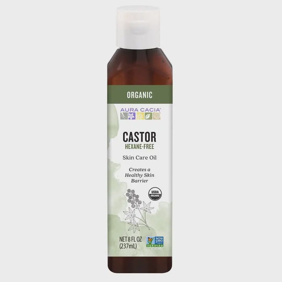 Aura Cacia Organic Castor Oil 16 oz