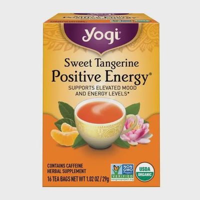 YOGI ORGANIC SWEET TANGERINE POSITIVE ENERGY TEA 16 CT