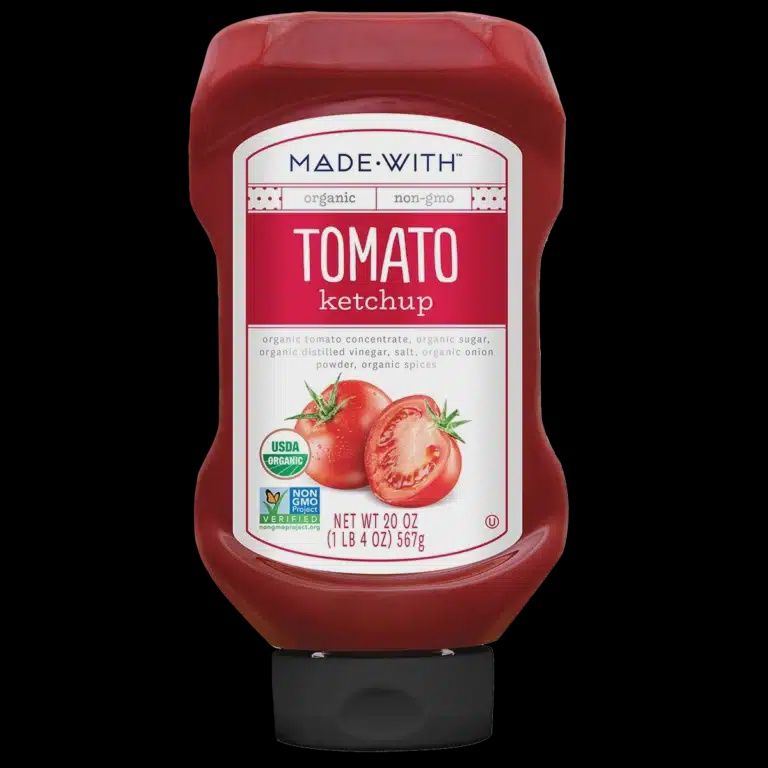 MADE WITH ORGANIC KETCHUP 20 OZ