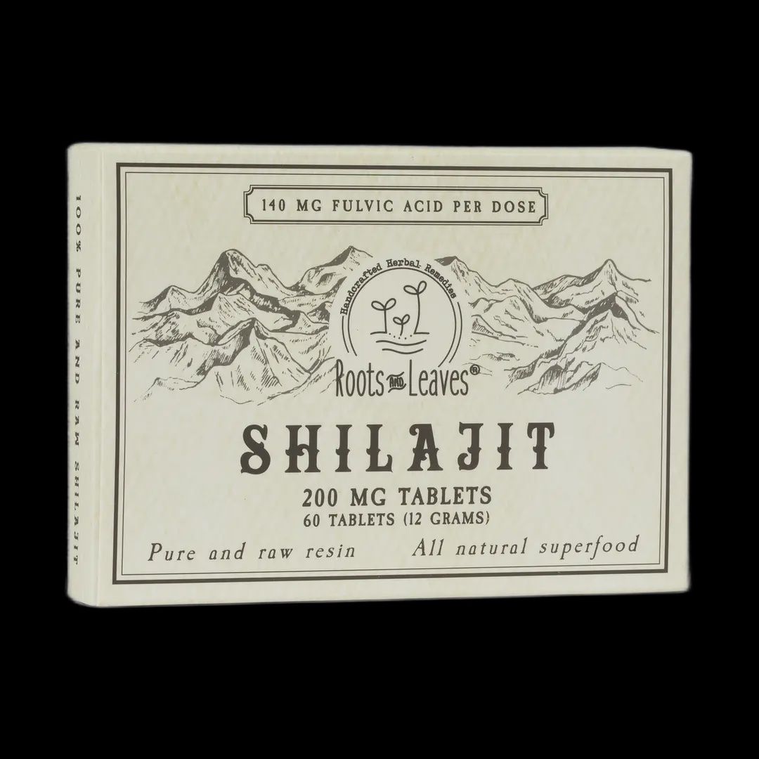 ROOTS &amp; LEAVES PURE SHILAJIT TABLETS 60 CT