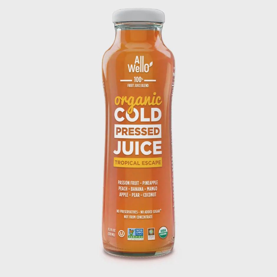 ALLWELLO ORGANIC COLD-PRESSED TROPICAL ESCAPE JUICE