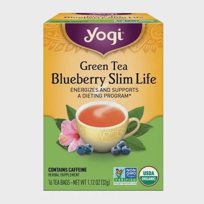 YOGI ORGANIC GREEN TEA BLUEBERRY SLIM LIFE 16 CT