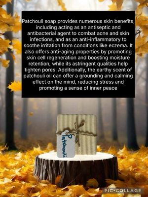 JOHN PAUL'S ESSENTIAL OIL PATCHOULI SOAP BAR