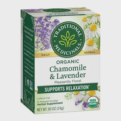 TRADITIONAL MEDICINALS ORGANIC CHAMOMILE &amp; LAVENDER TEA 16 CT