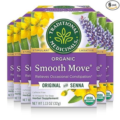 TRADITIONAL MEDICINALS SMOOTH MOVE WITH SENNA TEA 16 CT