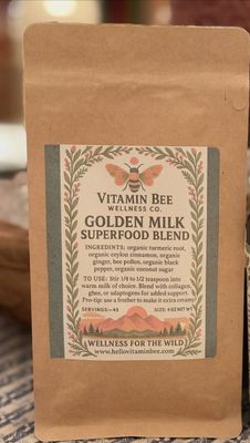 VITAMIN BEE WELLNESS CO. GOLDEN MILK SUPERFOOD BLEND