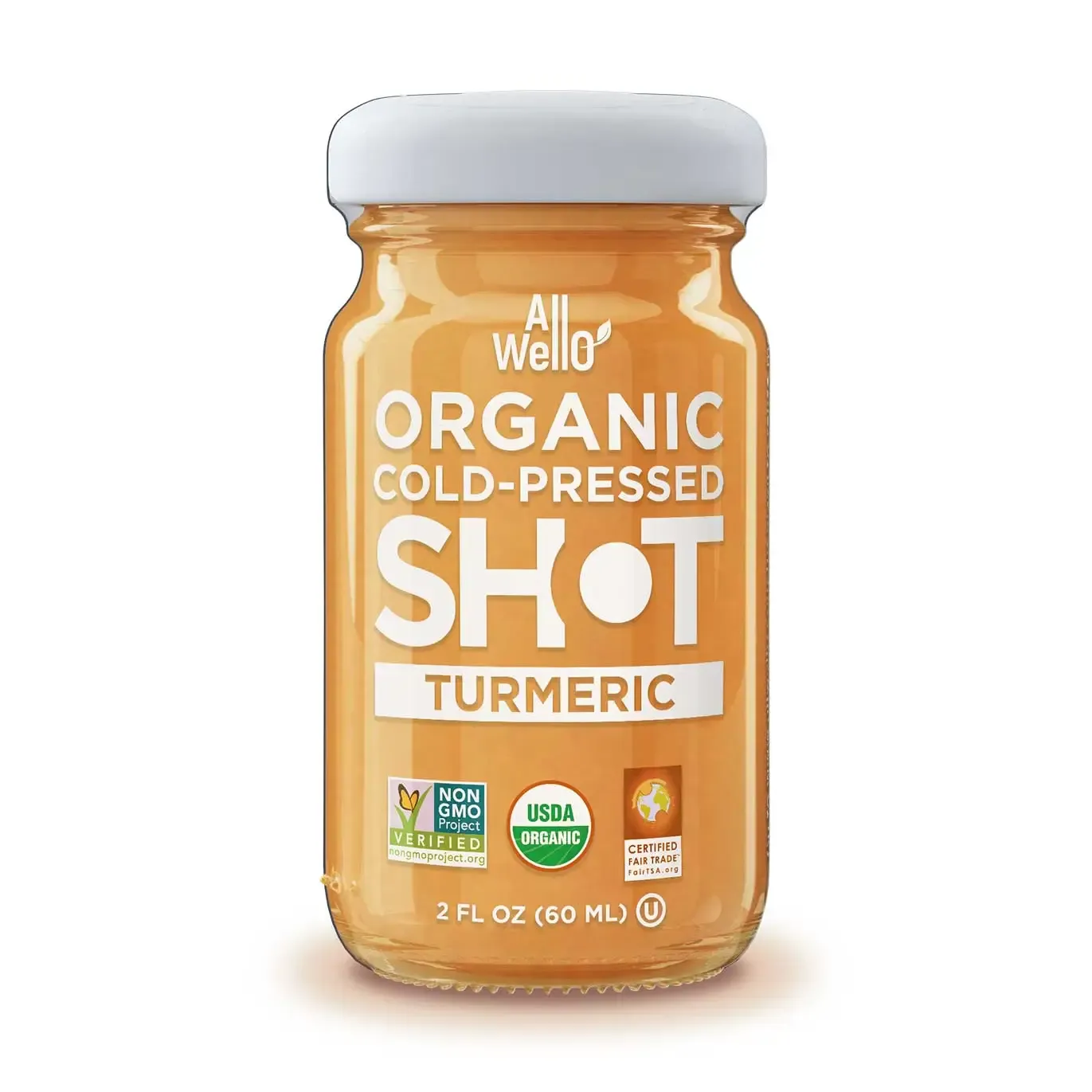 ALLWELLO ORGANIC COLD-PRESSED TUMERIC SHOT