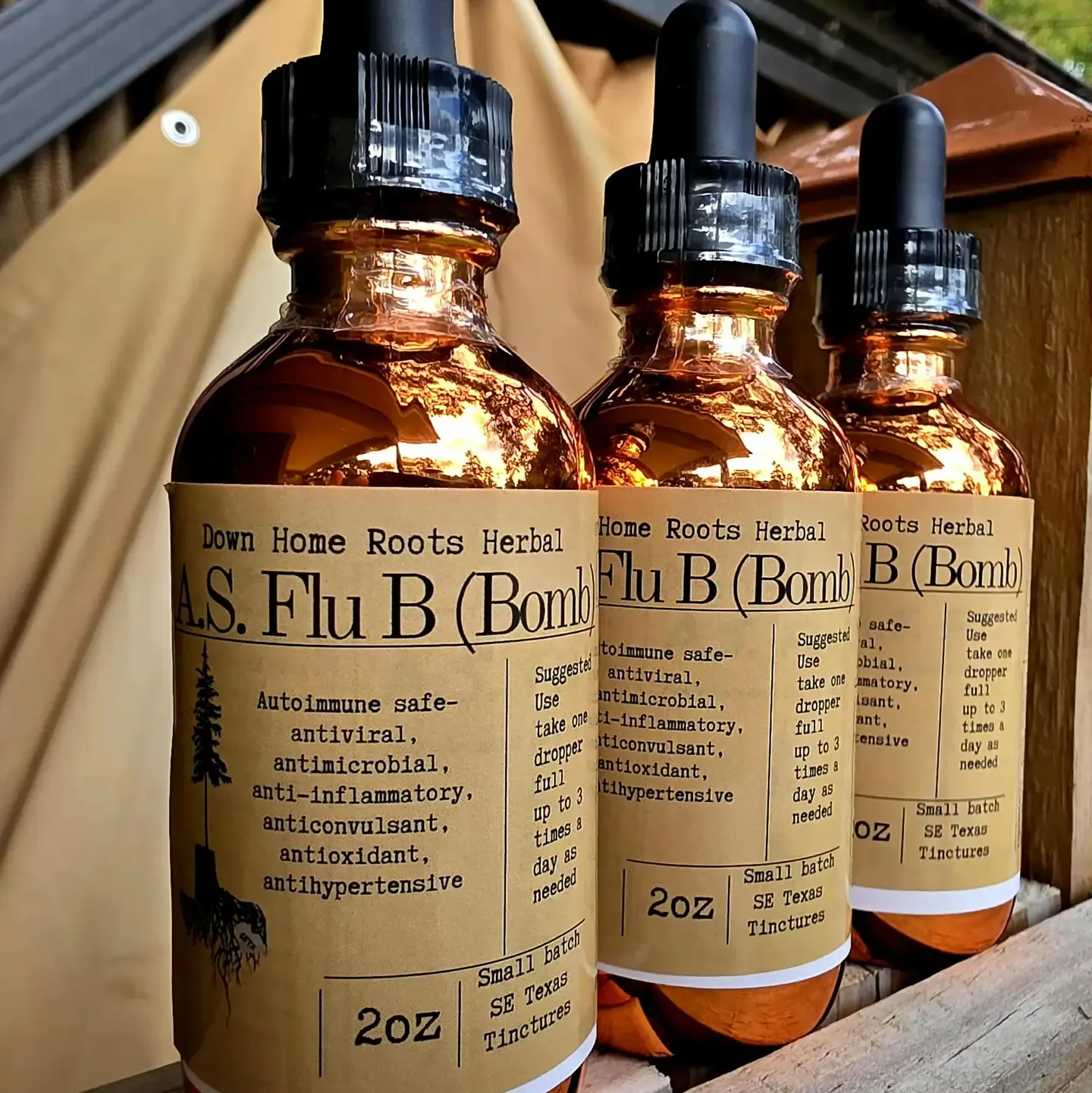 DOWN HOME ROOTS FLU B (BOMB) TINCTURE