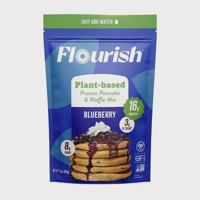 FLOURISH PLANT BASED BLUEBERRY PANCAKE MIX 16 OZ