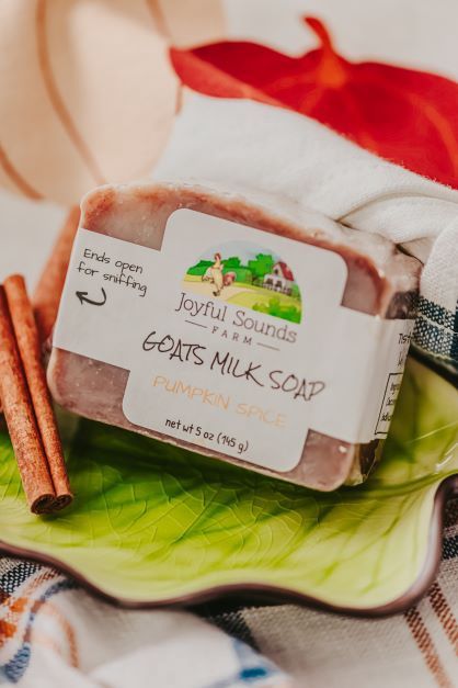 HANDMADE GOAT'S MILK SOAP - PUMPKIN SPICE