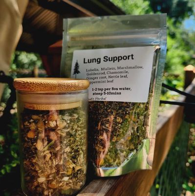 DOWN HOME ROOTS HERBAL LUNG SUPPORT TEA