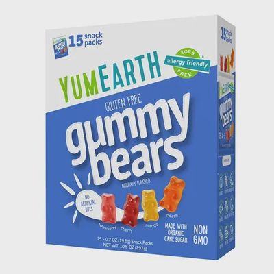 YUMEARTH ORGANIC GUMMY BEARS 15 COUNT BOX