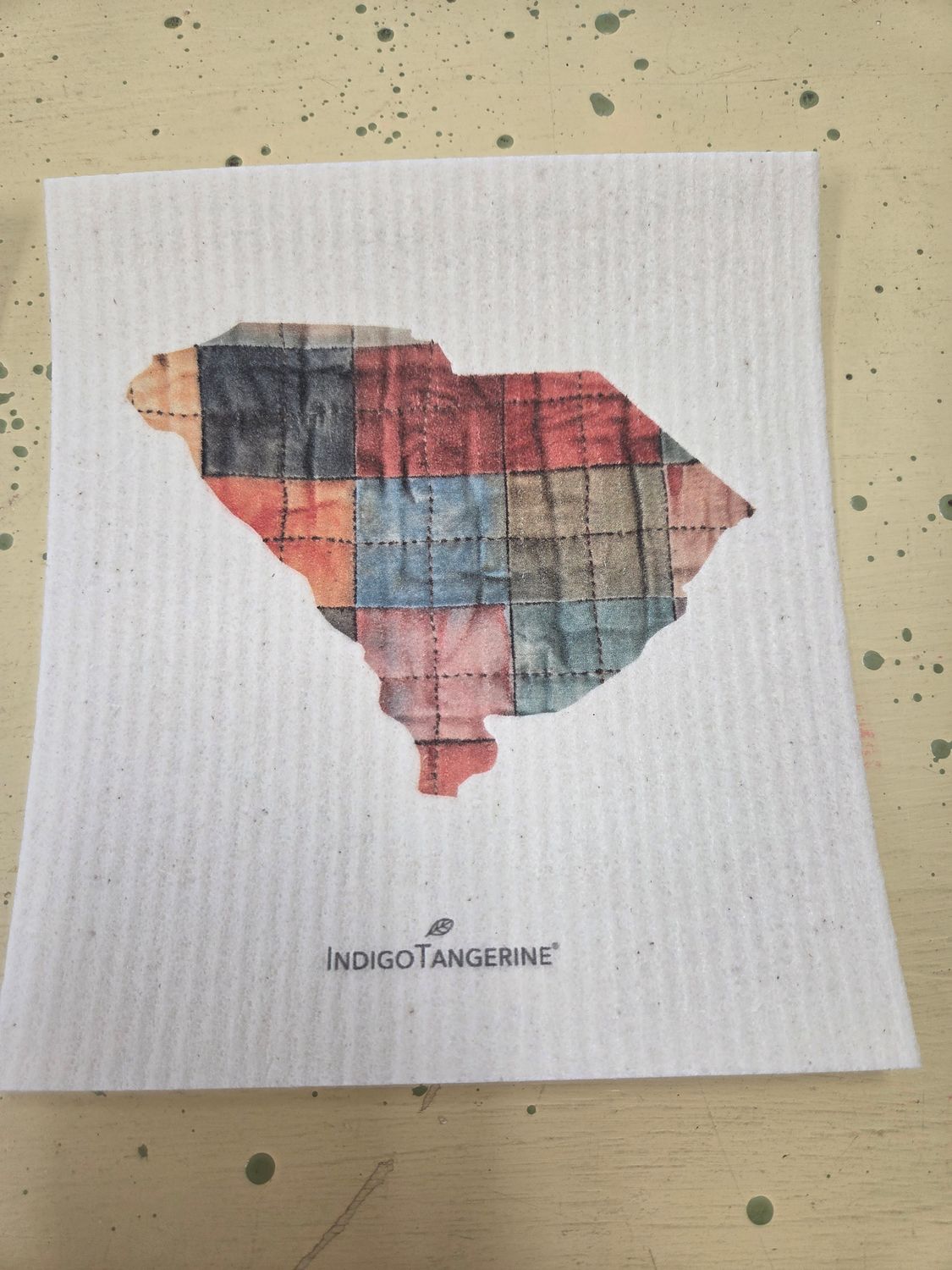 QUILTED STATE  - CUSTOM SWEDISH DISH CLOTH