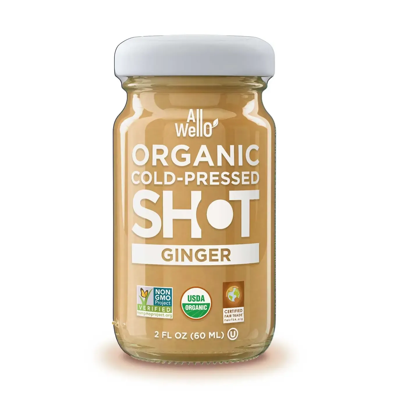 ALLWELLO ORGANIC COLD-PRESSED GINGER SHOT