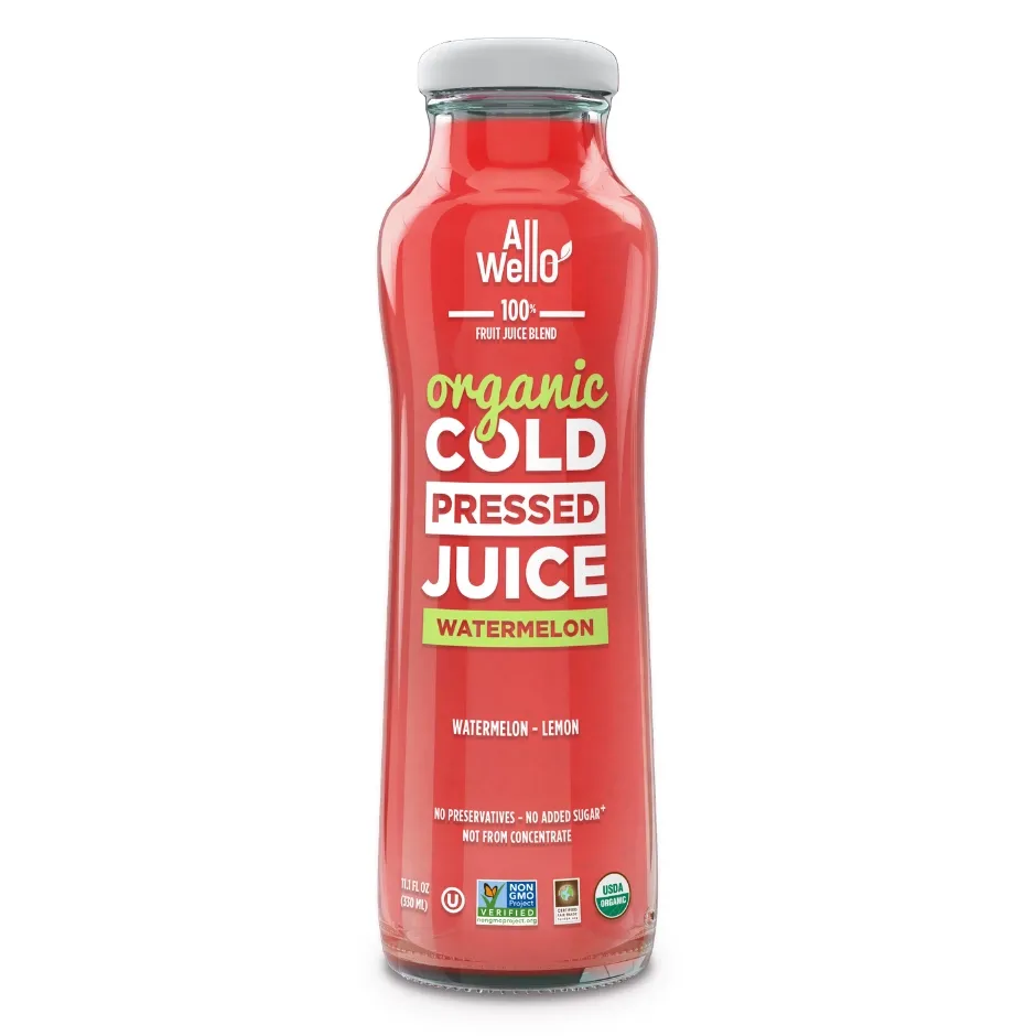 ALLWELLO ORGANIC COLD PRESSED WATERMELON JUICE