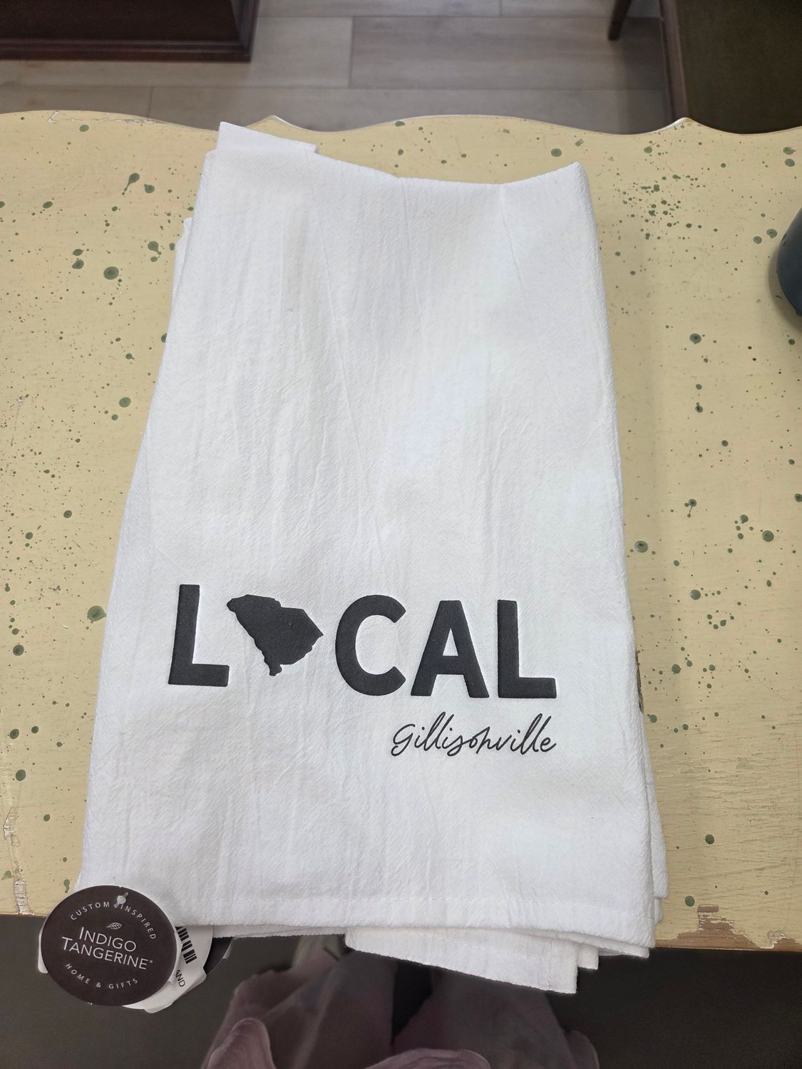 "LOCAL" GILLISONVILLE TEA TOWEL