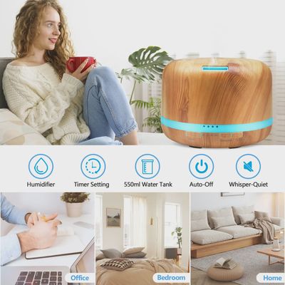 DAROMA AROMATHERAPY DIFFUSER W/REMOTE 500 ML