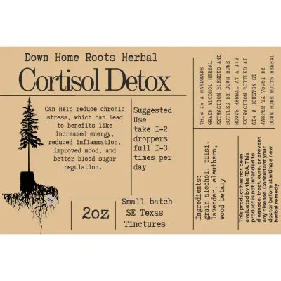 DOWN HOME ROOT CORTISOL DETOX