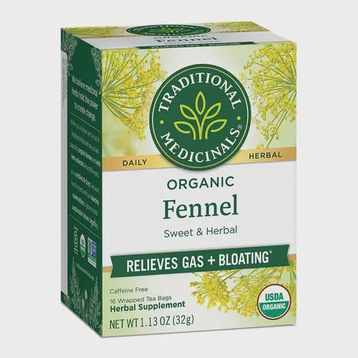 TRADITIONAL MEDICINALS ORGANIC FENNEL TEA 16 CT