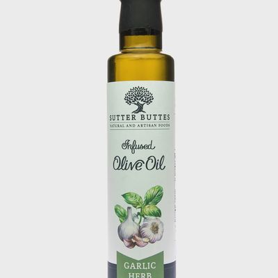 SUTTER BUTTES GARLIC HERB INFUSED OLIVE OIL 8.5 OZ