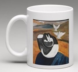 Dos Palomas Blancas Mug