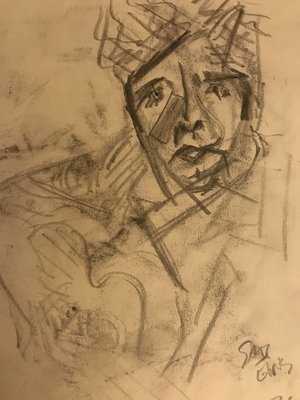 Coffee And A Sketch: Sad Elvis